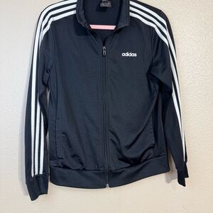 Adidas Kids Black Track Jacket Medium 12-14